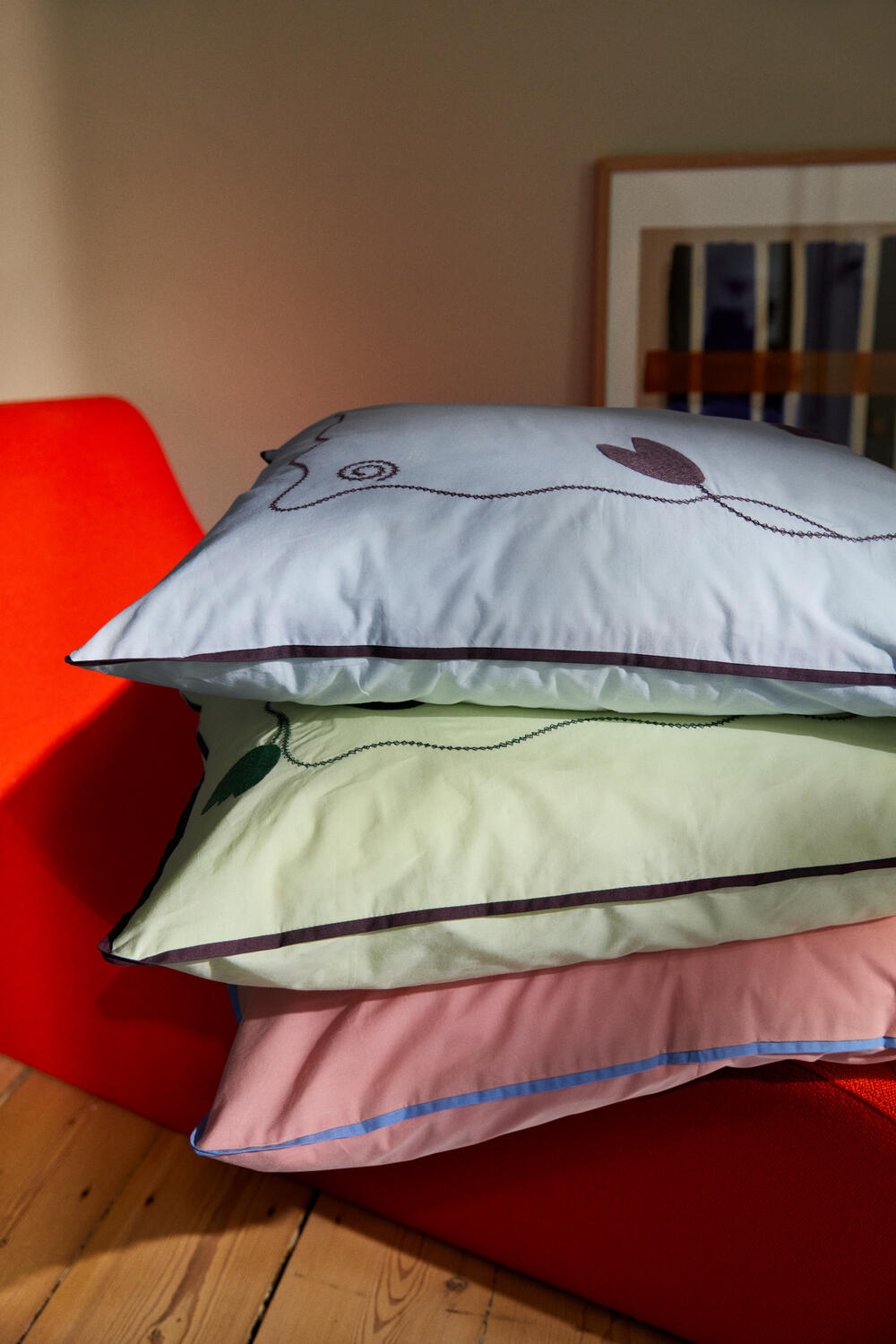 x KIMPOP Lollipop sengesæt - lyseblå